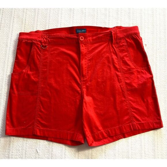 CARIBBEAN JOE SIZE 16 RED SHORTS - Picture 4 of 7